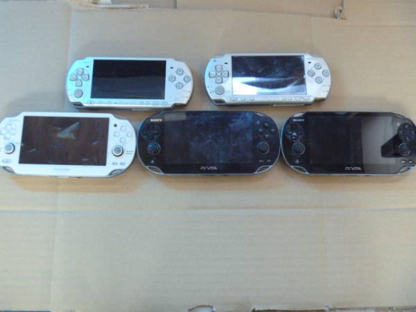 PS Vita3台 PSP2台セット ゲーム ジャンク