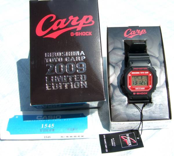 2009年 広島カープ G-SHOCK スピードモデル G ショック