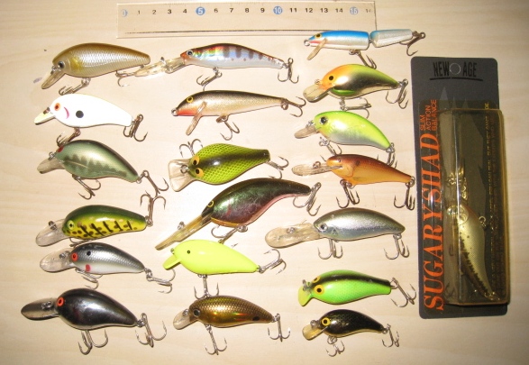 クランクベイト45個です。