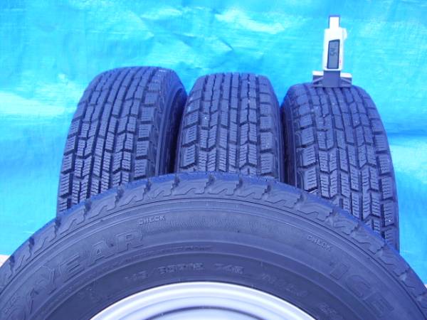 軽自動車 145/80R12 ICE NAVI ZEA 12X4J 12H 2011年製 スタッドレス