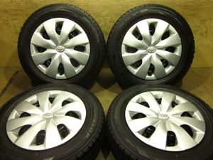 バリ溝☆トヨタ ヴィッツ純正 5J+39 ダンロップ DSX-2 165/70R14 14