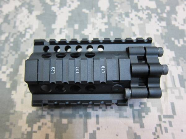 ダニエルディフェンスタイプ LITE RAIL 4.0インチハンドガードBK