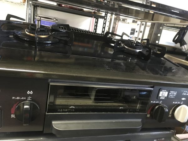 2015年　製開封未使用　LPガス用　2口ガスコロン
