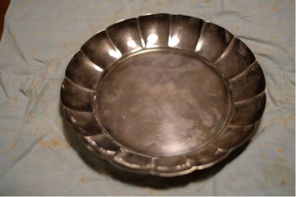 長谷川一望斎 純銀菓子器