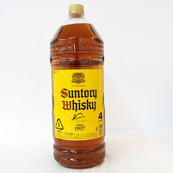 ☆古酒1円～SUNTORY（サントリー）ウイスキー 角 4000ml A6H1011