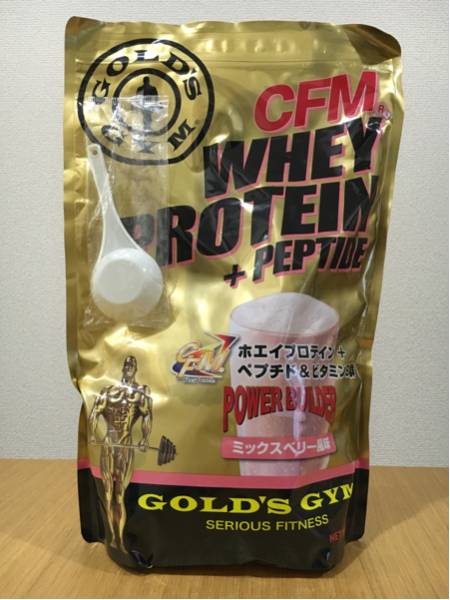 【ゴールドジム ホエイペプチド プロテイン ミックスベリー】