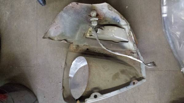 フェアレディＺ S30 31 ライトケース＆フロントスカート右　