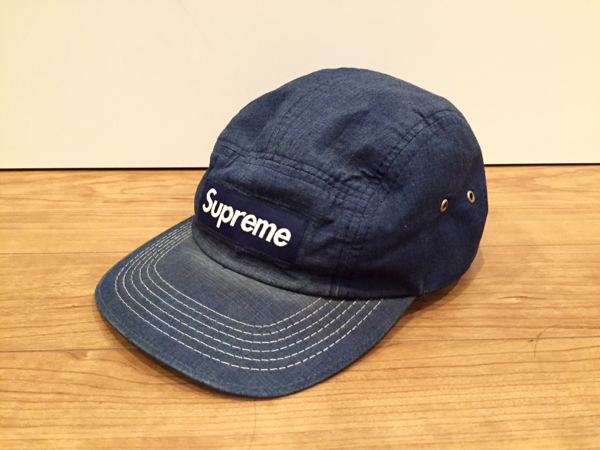 SUPREME CAMP CAP JET BOX LOGO デニム newera NIKE JORDAN HUF