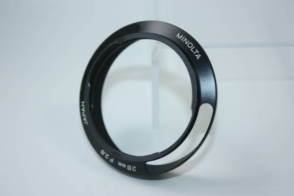 人気SALE，高品質 MINOLTA M-ROKKOR 28mm F2.8用純正フード 良品 iH1093(フード)｜売買されたオークション情報、yahooの商品情報をアーカイブ公開 - オークファン フード