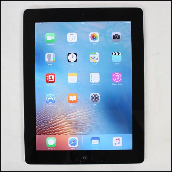 中古☆動作品☆アップル(Apple)iPad4 Wi-Fi☆16GB☆MD510J/A☆黒 中古