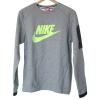 新品L★NIKEグレー裏起毛ロゴトレーナー定価6372円
