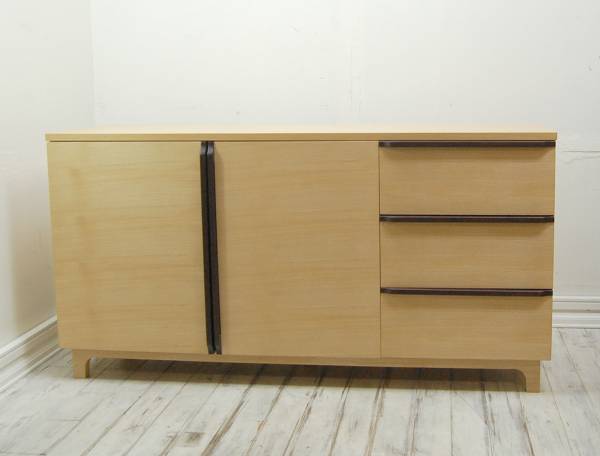 NDstyle 野田産業 サイドボード キャビネット タモ 検 無印