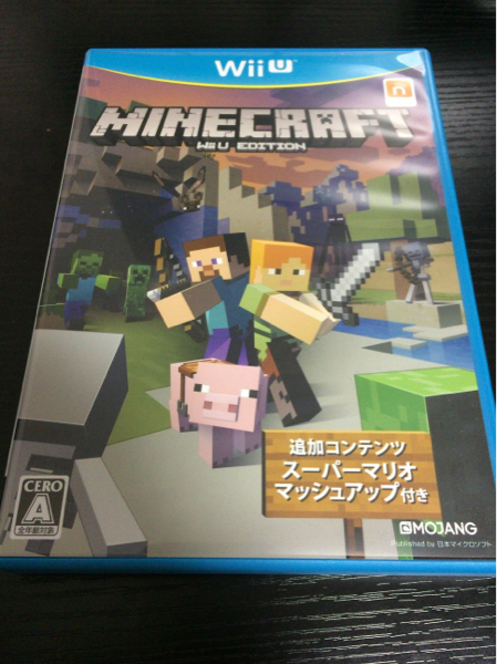 即決 WiiU マインクラフト MINECRAFT WiiU EDITION