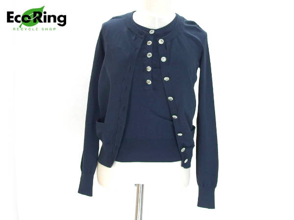 1円 ドルチェ＆ガッバーナ アンサンブル 計2点 ネイビー CG096