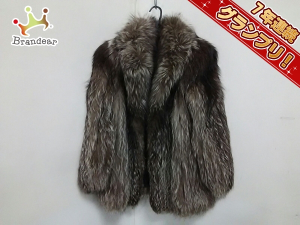 サガフォックス コート 13 レディース 美品 フォックスファー