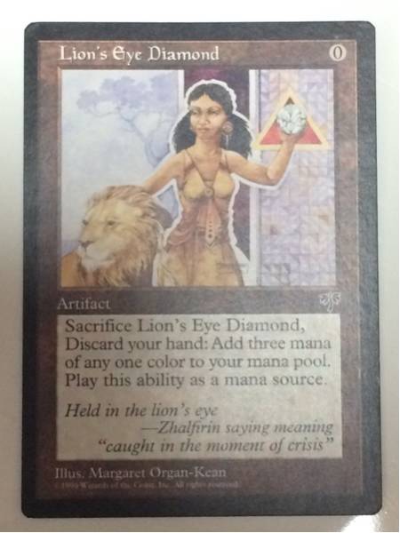 MTG ライオンの瞳のダイアモンド Eye 英語 Diamond 1枚 公式 Lion's