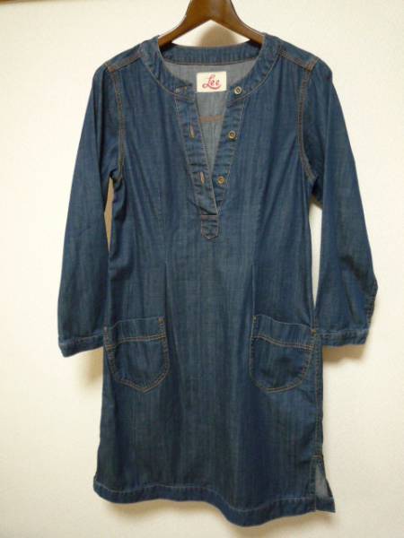 試着のみフレームワークLee別注デニムワンピースFRAMeWORKイエナ