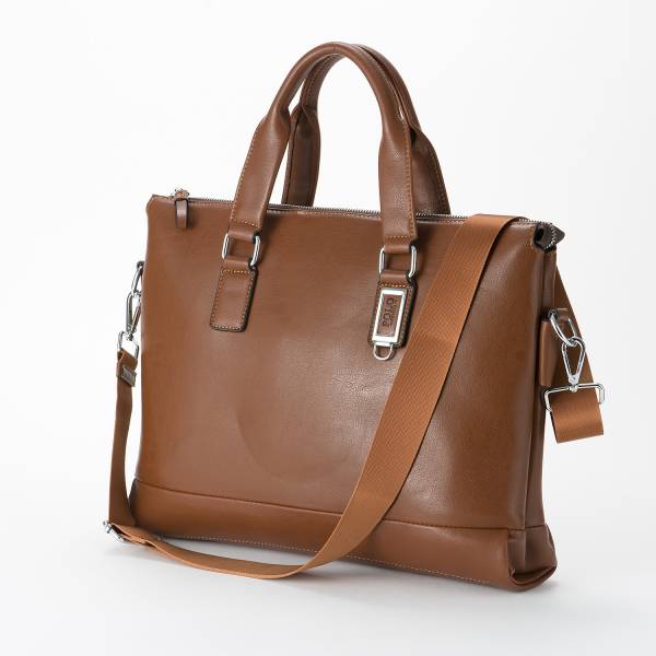 【大人紳士スタイル】メンズ ビジネスバッグ 通勤通学 ブラウン