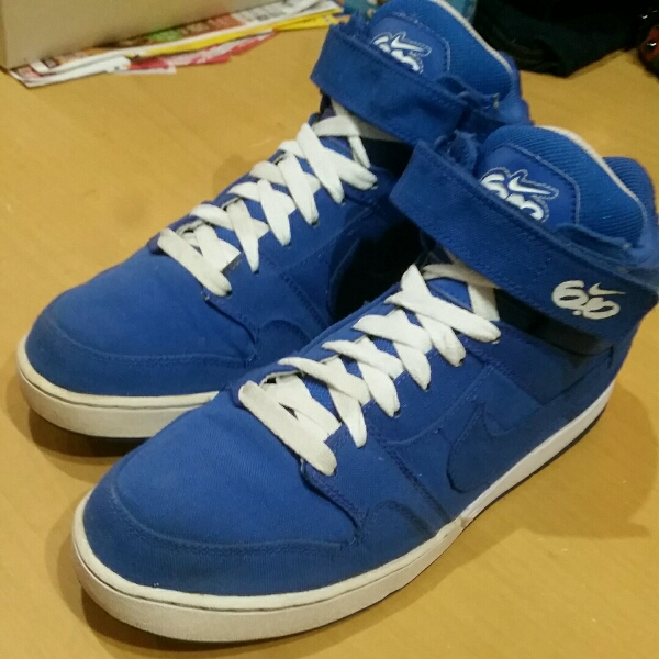 ナイキ NIKE ハイカット スニーカー 27㎝ ブルー 人気モデル 