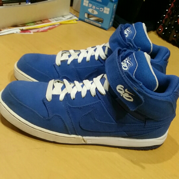 ナイキ NIKE ハイカット スニーカー 27㎝ ブルー 人気モデル 