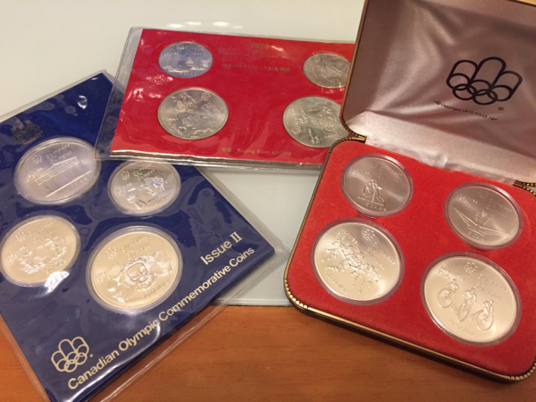 モントリオールオリンピック カナダ銀貨 4枚セット シリーズ6 カナダ