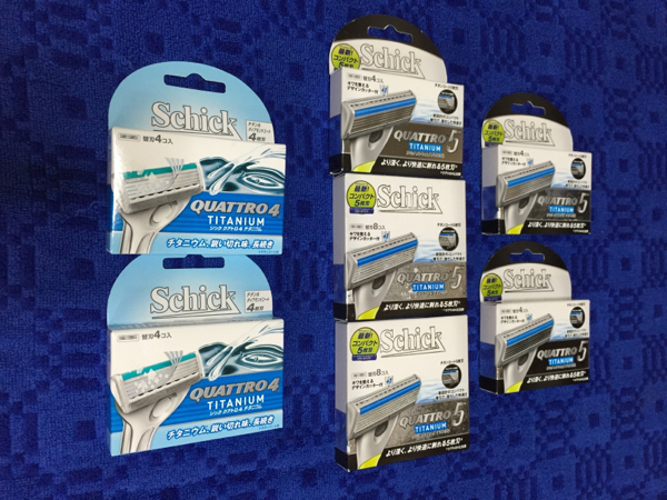 シック ★ for MEN ★クアトロ 4&5 ☆チタニウム 替刃36個☆新品