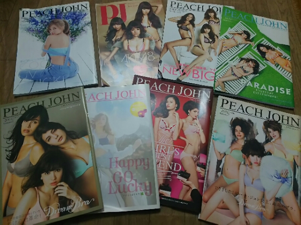 ピーチジョンPEACH JOHNカタログ８冊セットAKB48本201120132014