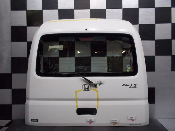 バックドア アクティ NH578 白 HH5 アクティバン HH6 リアゲート