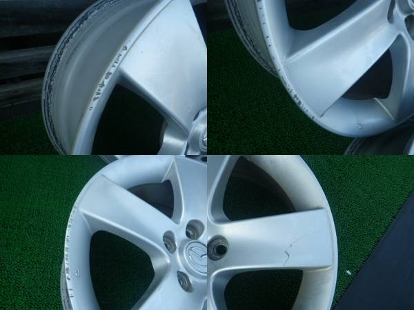 マツダ MPV 純正 17インチ アルミホイール 4本 17x7J +50 114.3
