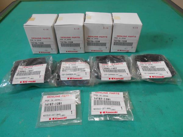 新古】カワサキ ZRX1200 純正部品セット バキュームピストン等