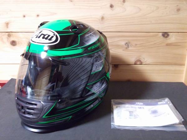 arai アライ ラパイドIR XLサイズ カワサキ グリーン こ度は私出
