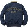 SUPREME Quilted Nylon Tanker Jacket タンカー ネイビー L 定価