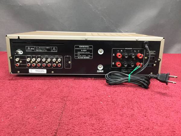 オーディオ機器 動作確認済 ONKYO A-924 プリメインアンプ