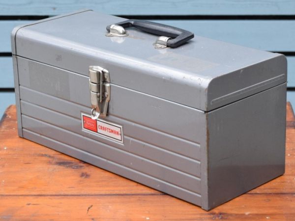 即決■アメリカビンテージ CRAFTSMANツールBOX/工具箱/3229