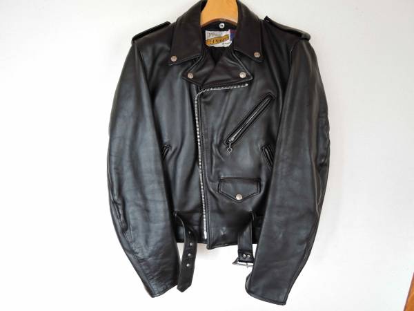 Schott ショット 618 ライダースジャケット 黒 38 美品