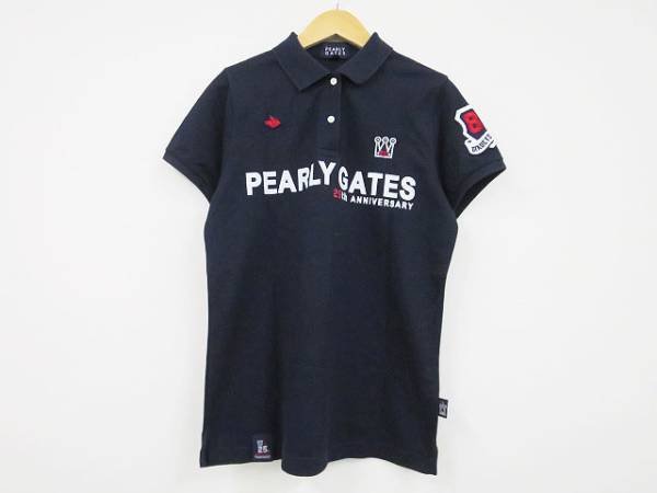 PEARY GATES LINEコラボ ポロシャツ PEARY GATES パーリーゲイツ 半袖ポロシャツ ゴルフウェア ゴルフ