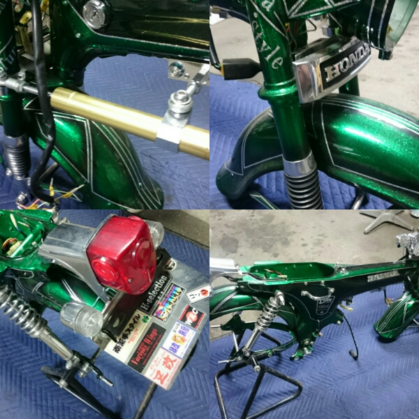 カスタムペイント済み ダックス Dax フレーム他！丸ごと！