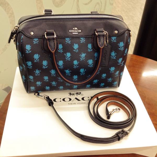 コーチ新品5.7万/ミニボストンバッグ/F38160 SVF23
