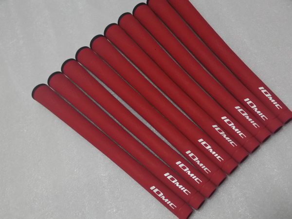 新品 IOMIC X-Grip グリップ１０本セット 赤
