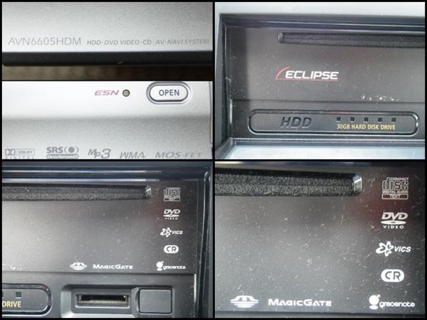 3200・マツダ 純正 オプション イクリプス AVN6605HDM ナビ一式 出