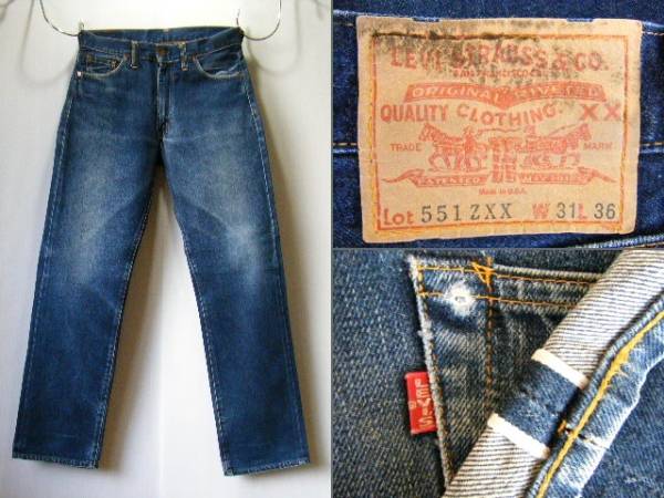 LEVIS 551zxx【31x31】USA製☆赤耳☆復刻デニムビンテージ50501