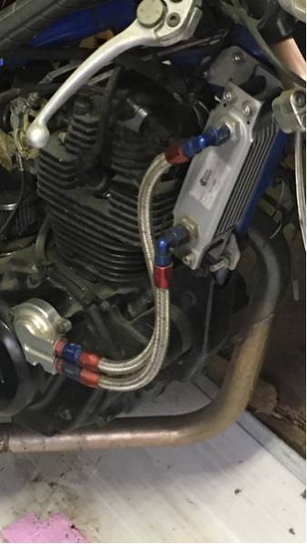 ヤマハ TW200 TW225用オイルクーラー