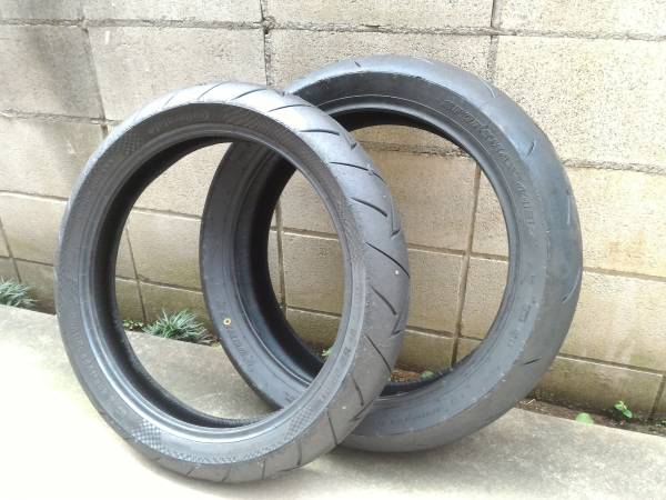 送料込みDUNLOP α13SP 中古 前後セット11 中古 前後セット DUNLOP 送料