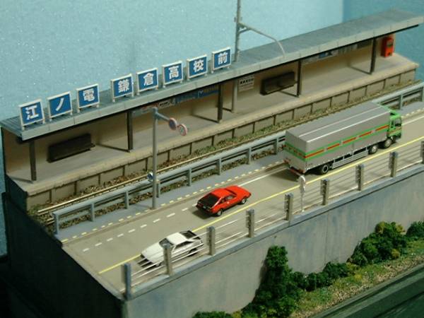 最終値下げ！　ゆめレール　昭和の鉄道風景ジオラマ　江ノ電・鎌倉高校前駅情景 ゆめレール ゆめレール鉄道風景ミニジオラマ 江ノ電・鎌倉高校前駅（29