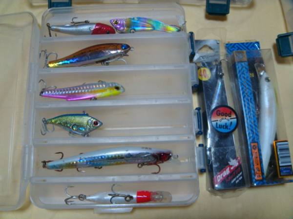 バス用ルアー　38個まとめて　ケース、バック付き