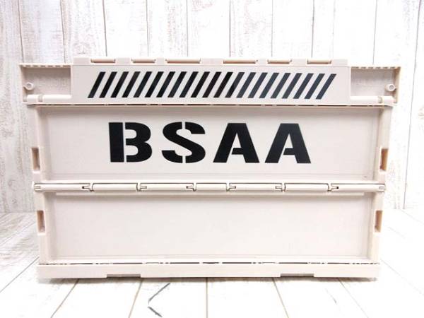 バイオハザード BIOHAZARD 折りたたみコンテナ BSAA ベージュ コミック