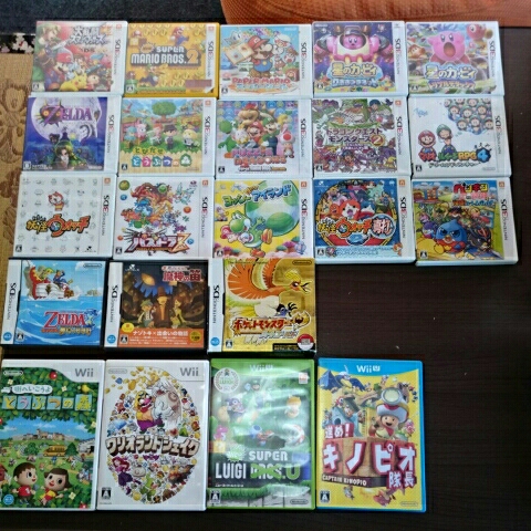 Nintendo 3DS ソフト まとめ売り　ケース付 3DS DS WiiU wii ソフト まとめ売り ゲームソフトまとめ売り