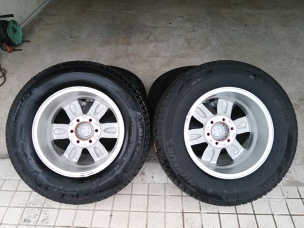 150プラド純正ホイール＆タイヤ265/65R17セット
