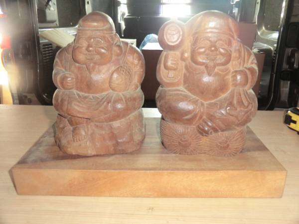 恵比寿 ｜大開運 枡入り恵比寿 | 木彫り 大黒天（大） 定額山壽量院