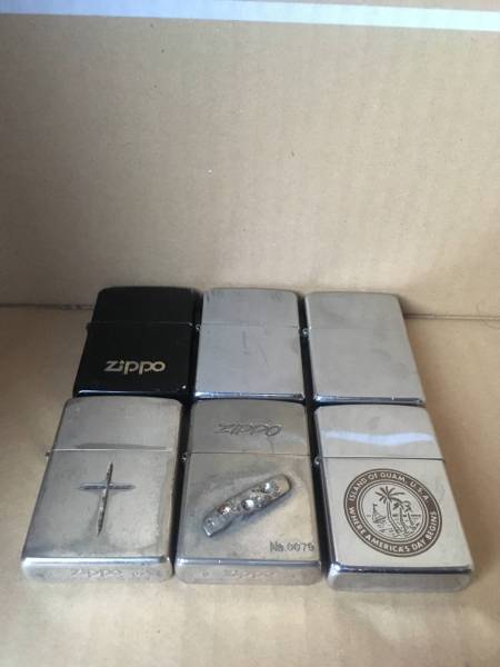 ジッポー☆zippo☆中古6個☆ジャンク☆